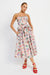 En Saison Tile Print Sleeveless Top