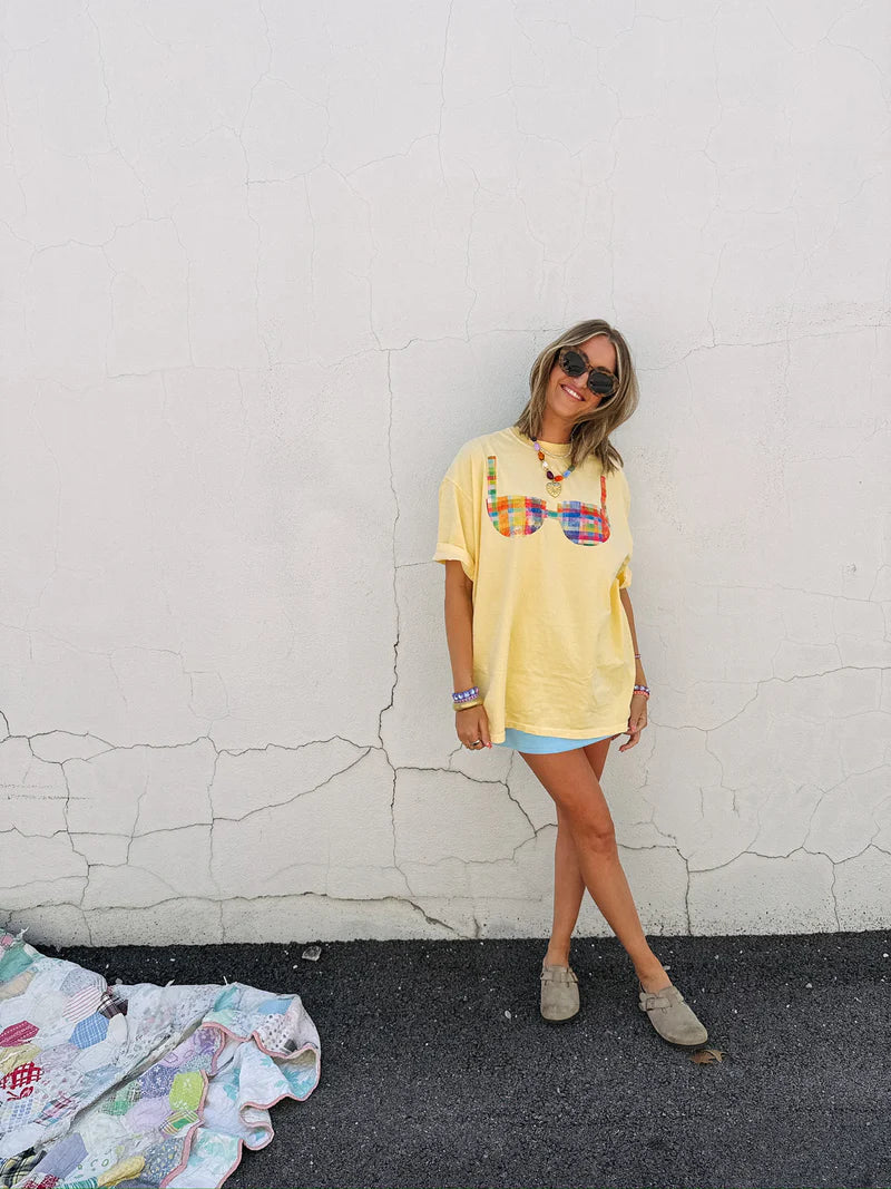 Bikini Graphic Tee| Yellow