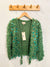 Loop Fringe Sequin Trimmed Cardigan