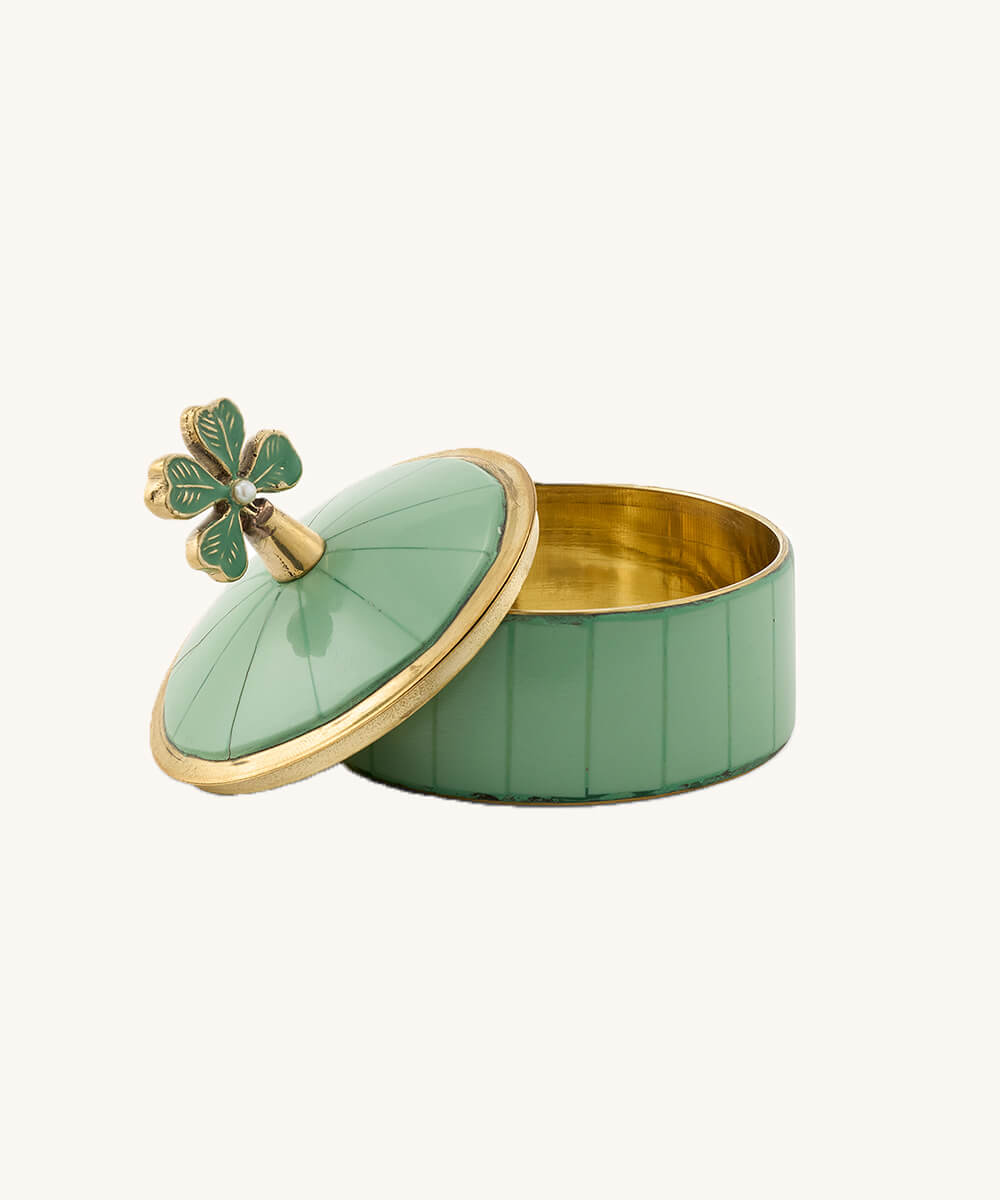 Doing Goods Lucky Clover Trinket Box | Small
