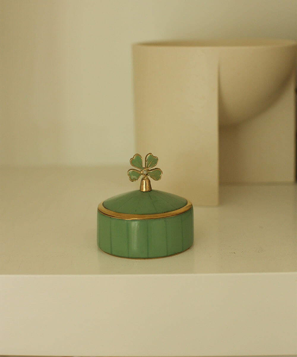 Doing Goods Lucky Clover Trinket Box | Small