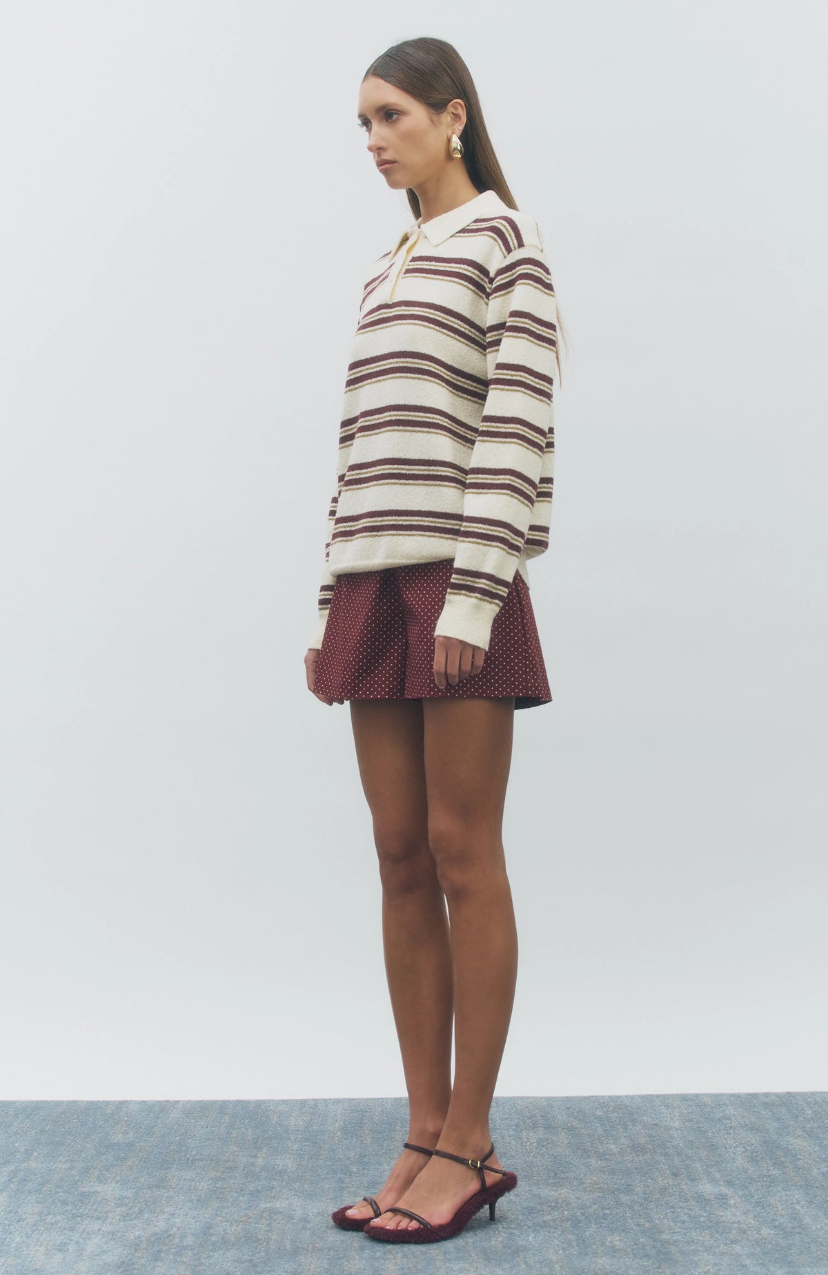 Maude Club Henry Long Sleeve | Berry