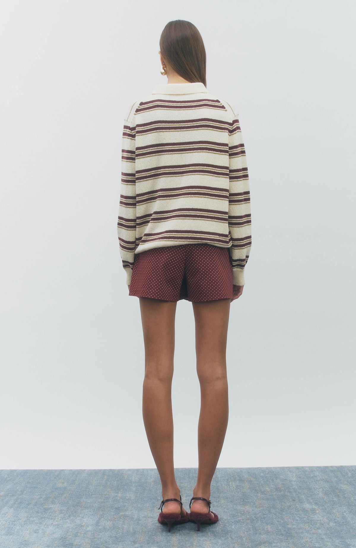 Maude Club Henry Long Sleeve | Berry