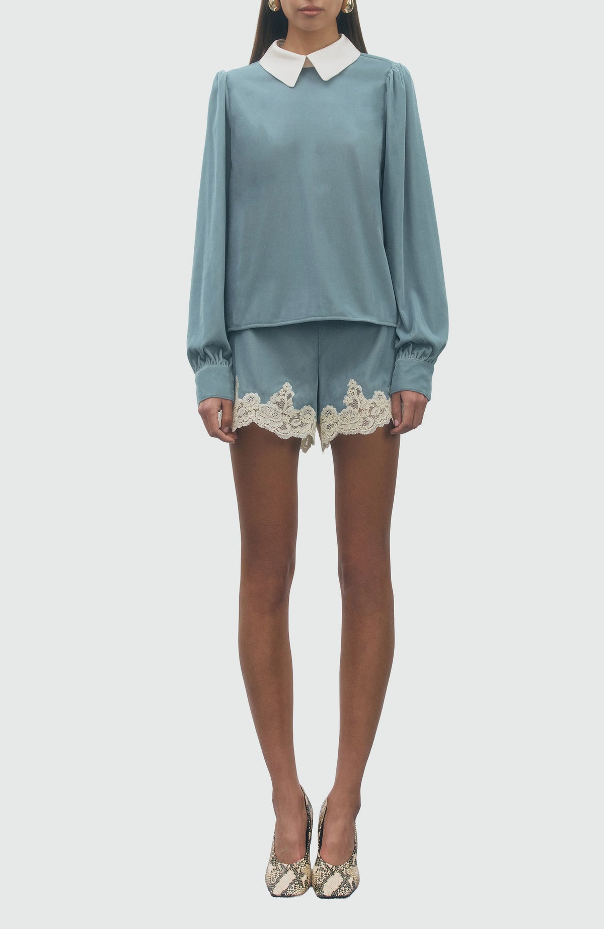 Maude Club Benny Top | Teal