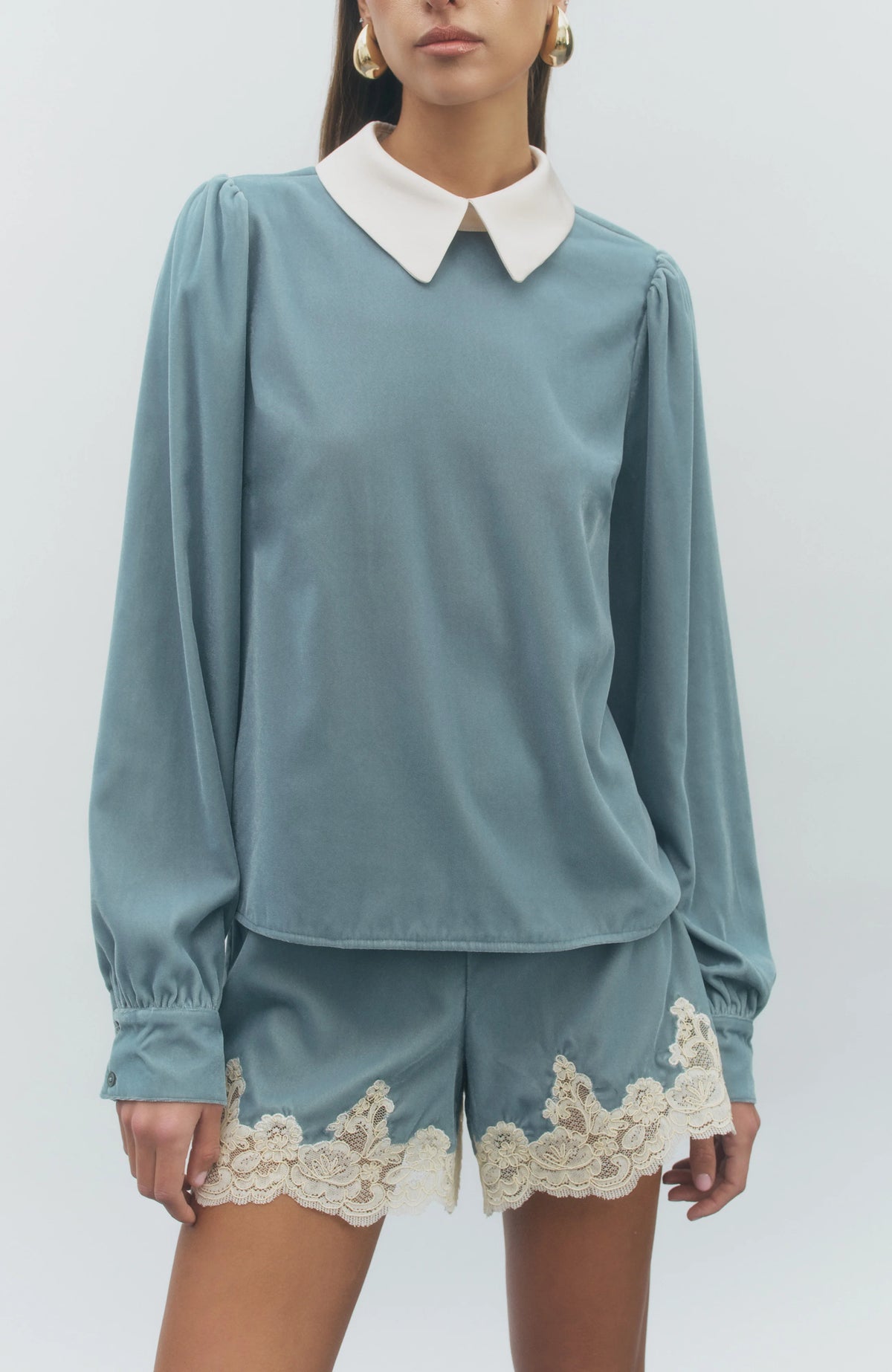 Maude Club Benny Top | Teal