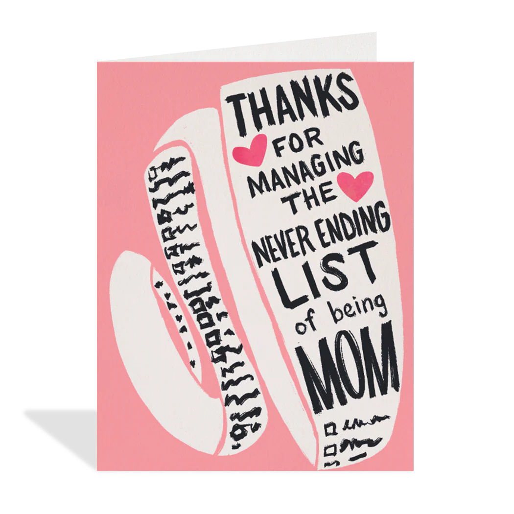 Never Ending List Card