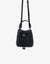 Perri Mini Woven Bucket Tote | Black