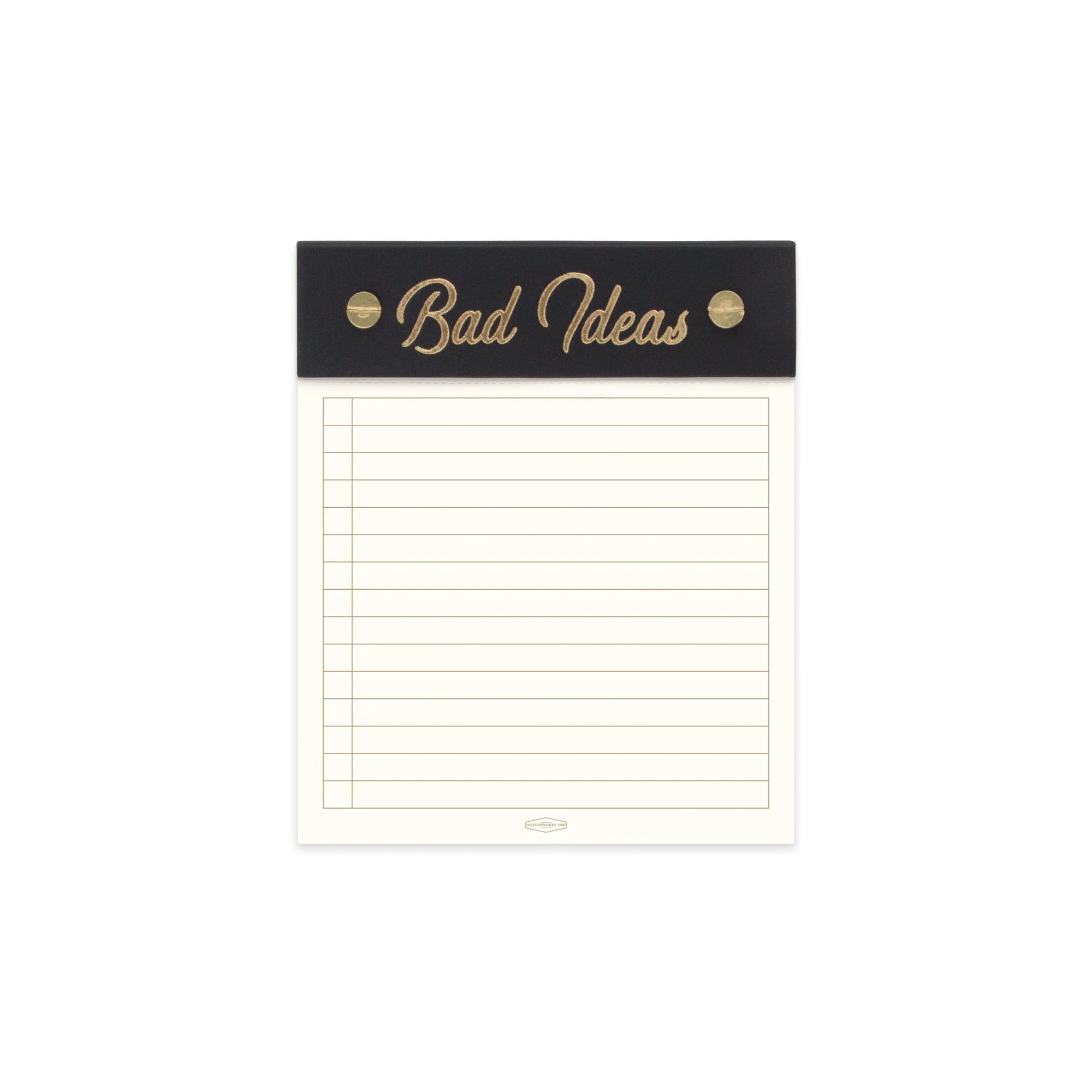 Bad Ideas Notepad