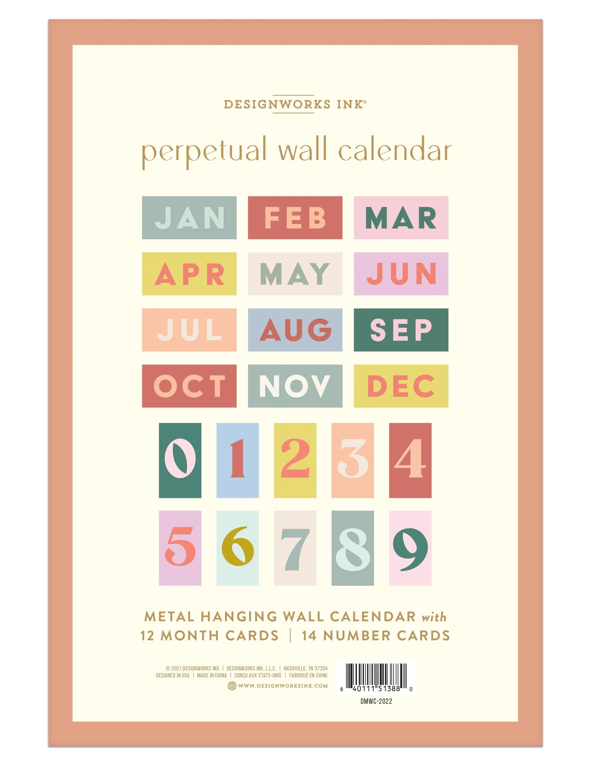 Perpetual Wall Calendar