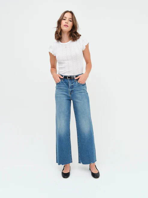 Daze Denim Pleaser High Rise Wide Ankle | Vibe Check