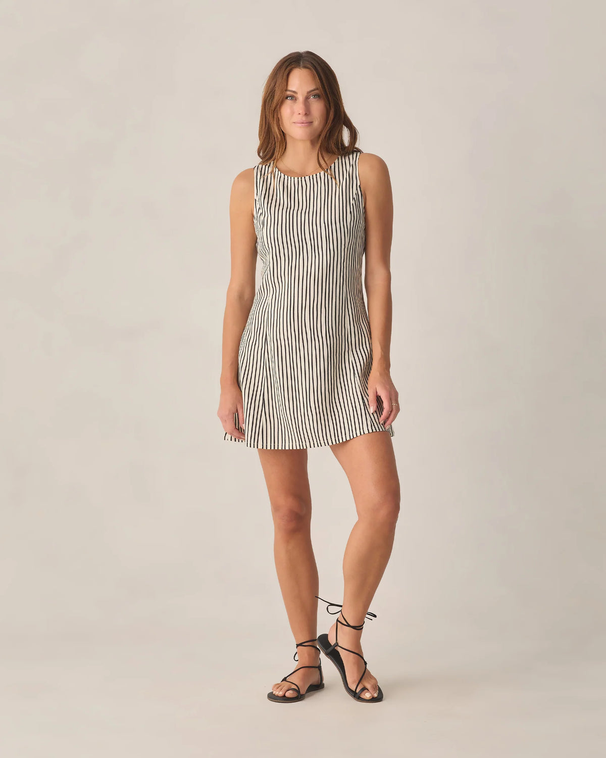 Rylee + Cru Indi Mini Dress | Wavy Stripe