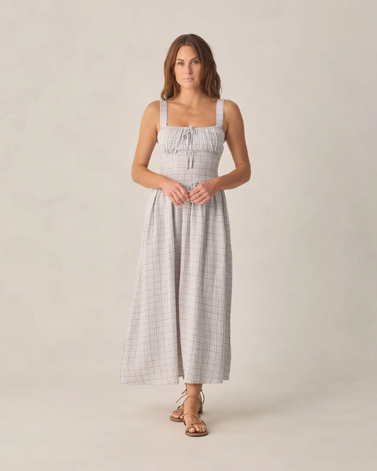 Rylee + Cru Primrose Maxi Dress | Blue Plaid