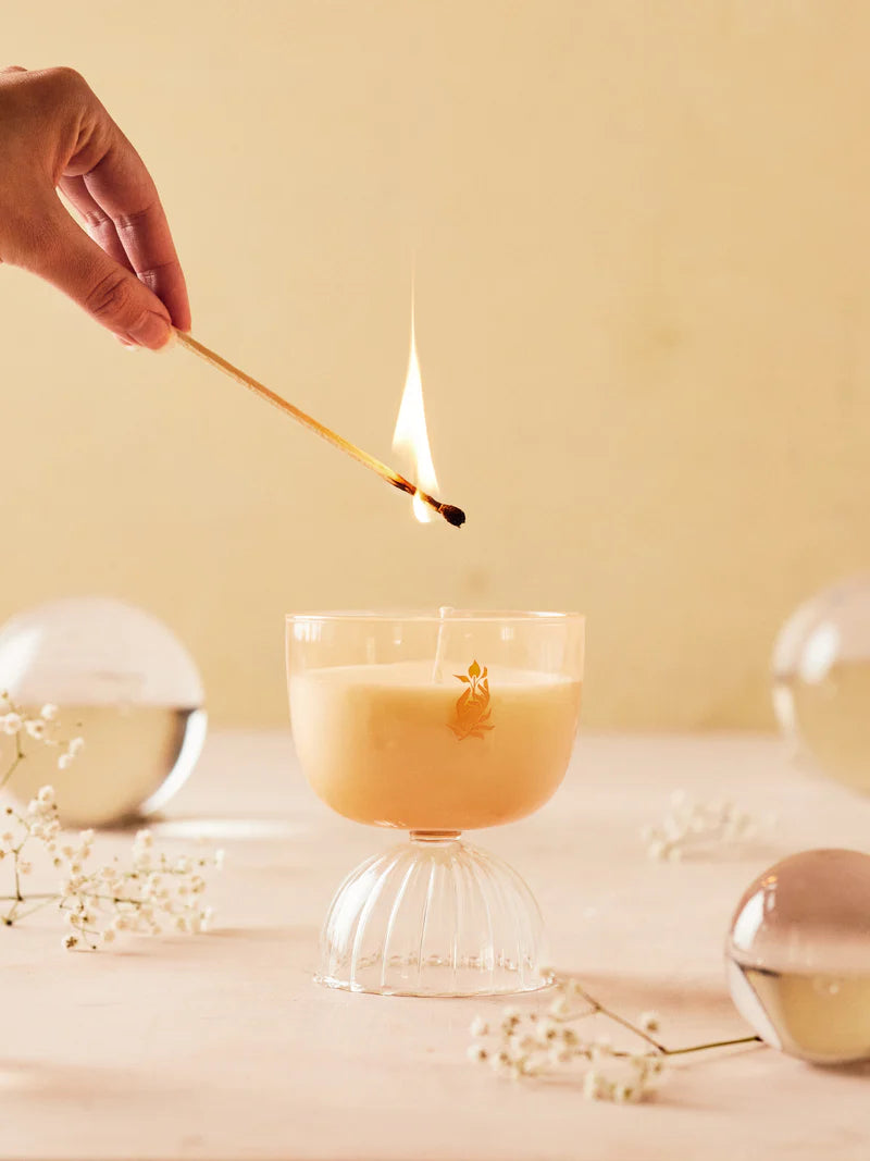 Sparkling Coupe Candle | Rosé