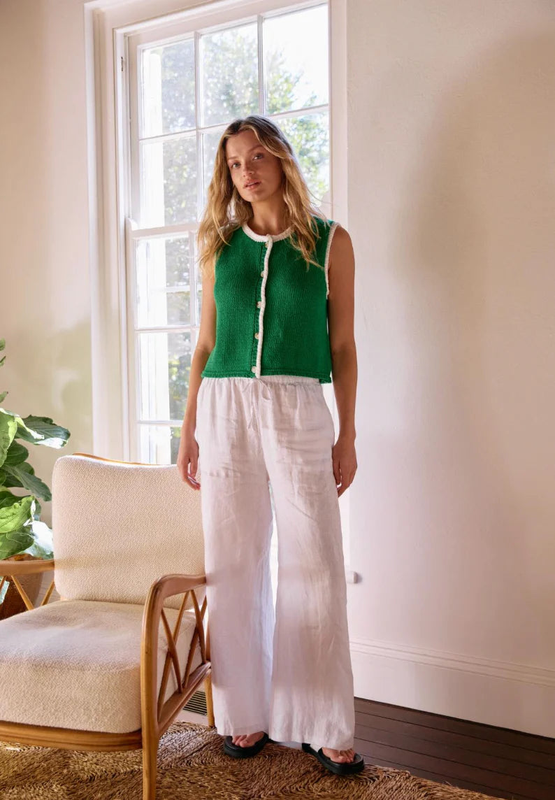 Little Lies Seaside Tank | Kelly Green