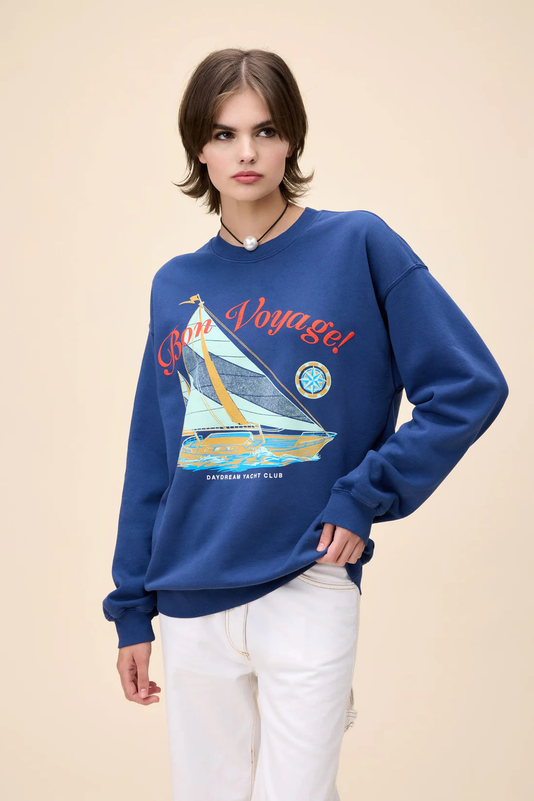 Daydreamer LA Bon Voyage BF Sweatshirt