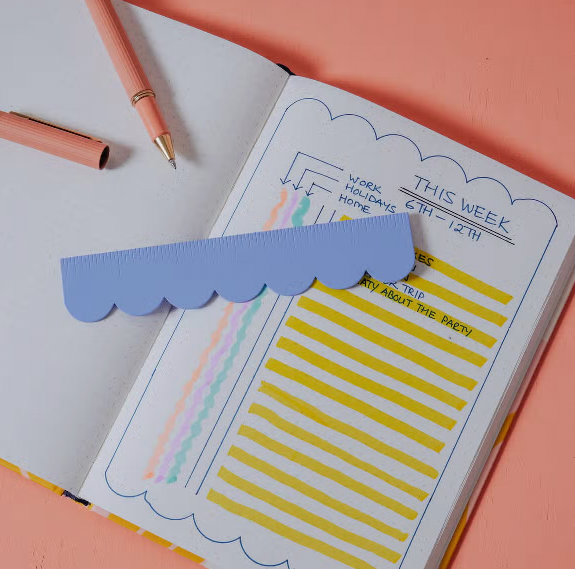 Papier Cloud Ruler | Blue