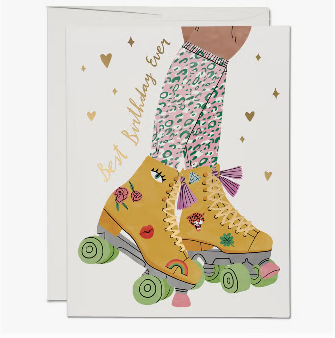 Roller Skate Birthday Card