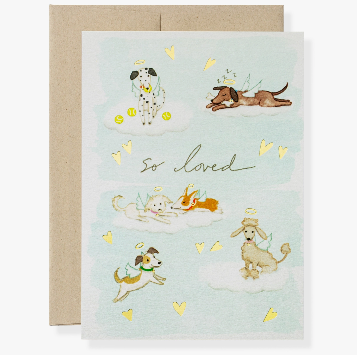 Dog Heaven Greeting Card