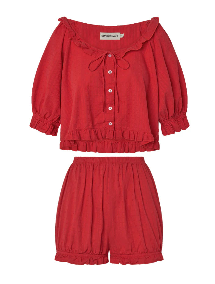 Sonderhaus Romeo Sleep Set | Cherry Red