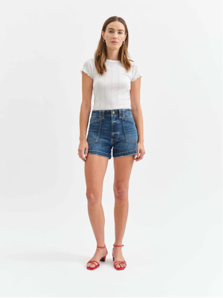 Daze Denim Valley Girl High Rise Short | Manhattan