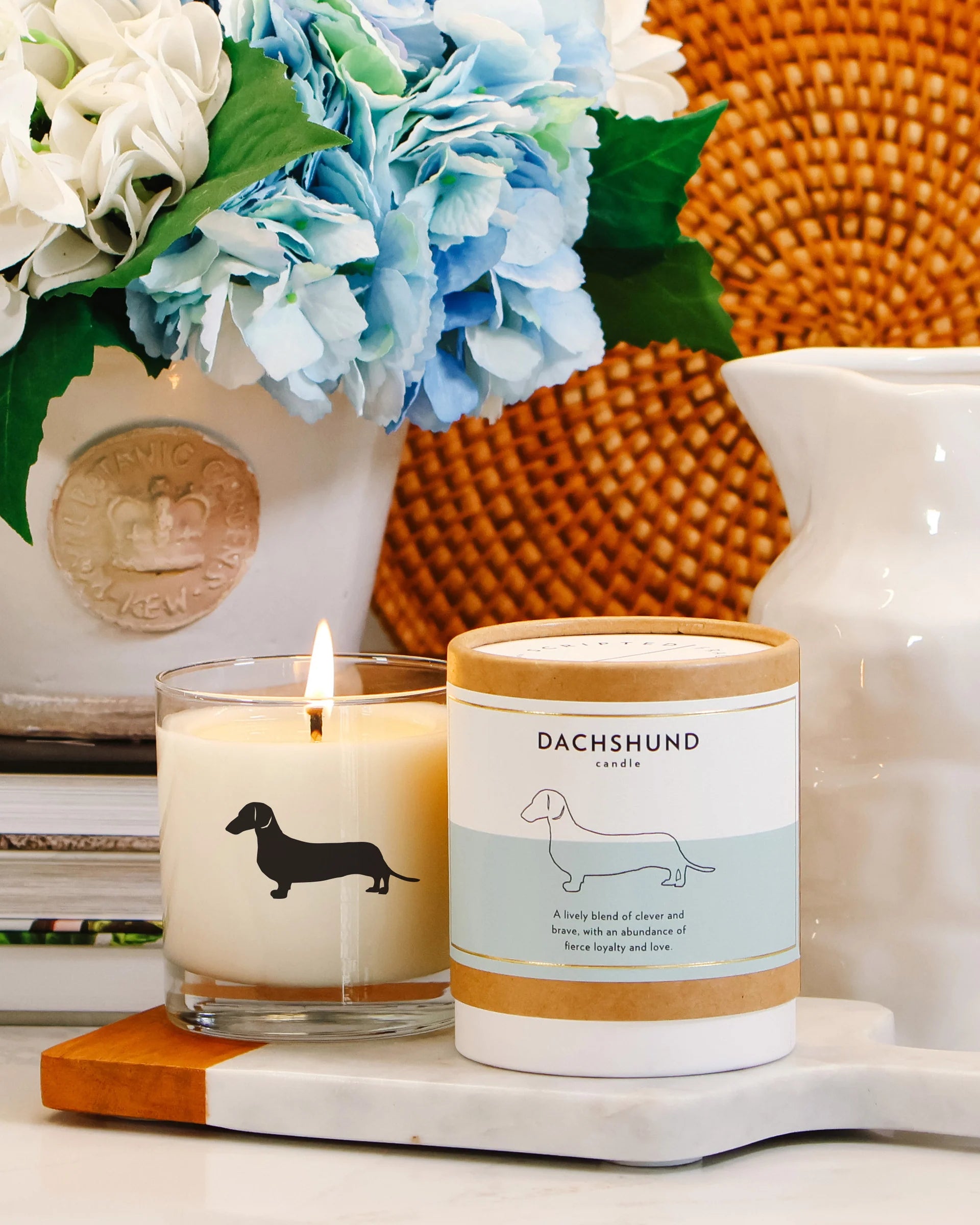 Scripted Fragrance Candle | Dachshund