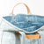 Immodest Cotton Small East West Tote | Acid Wash