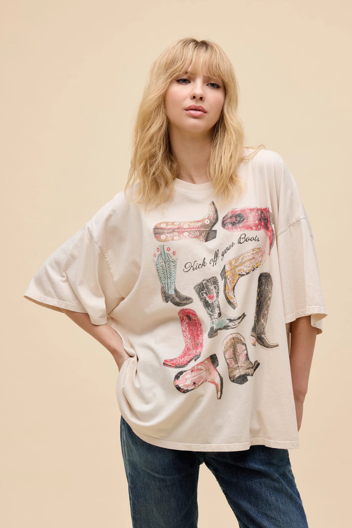 Daydreamer LA Kick Off Your Boots Tee | One Size