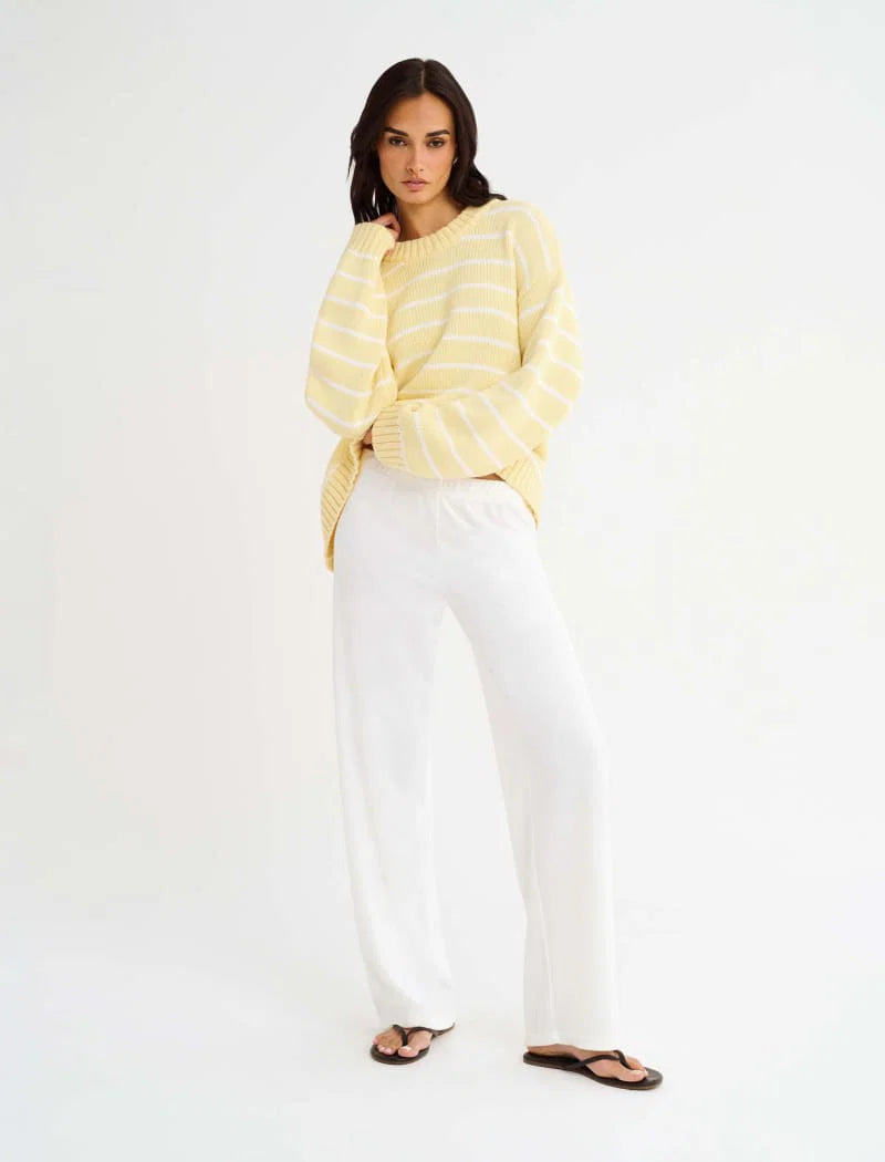 Rumored Lounge Pants | White Terry