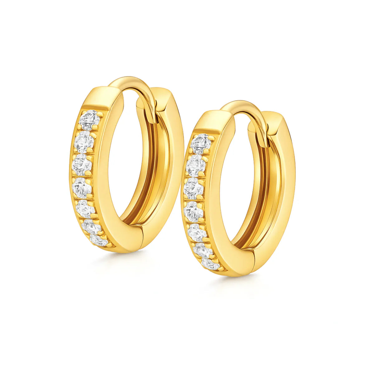 Ellie Vail Tinsley Huggie Hoop Earring | Gold