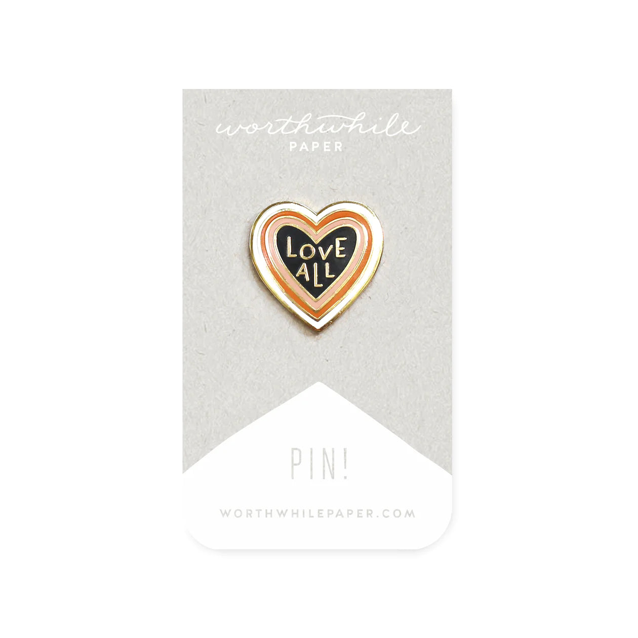 Love All Enamel Pin