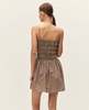 Elodie Yuki Mini Dress | Brown Gingham