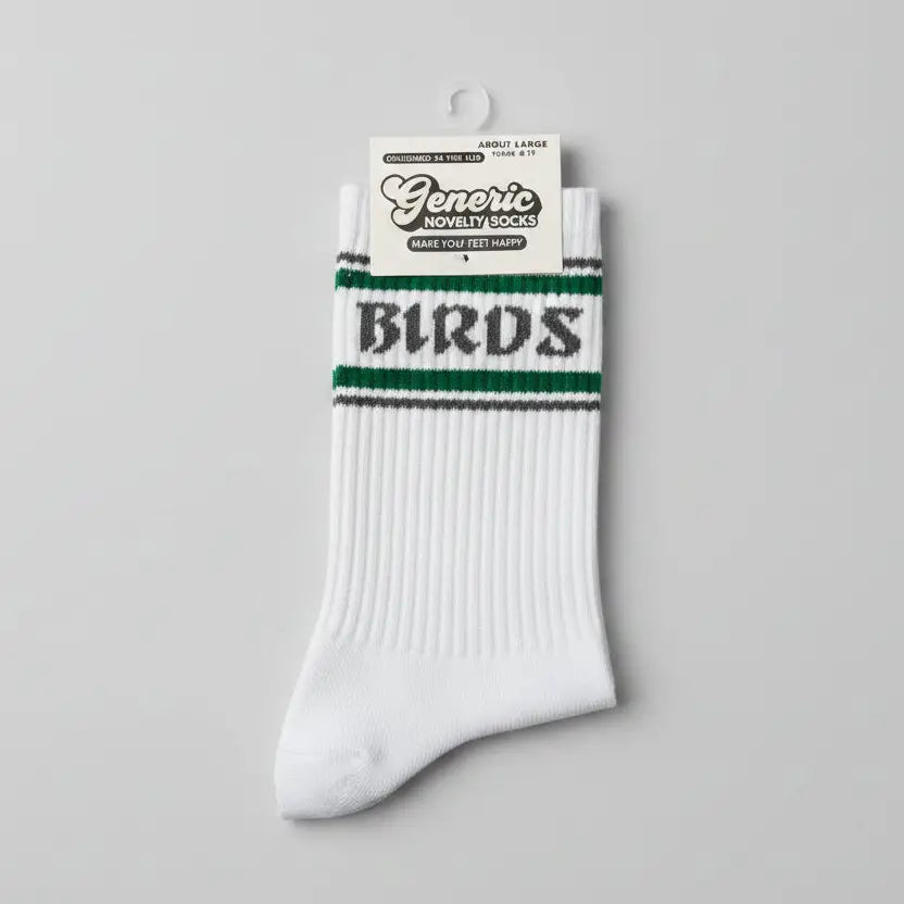 Eagle's Birds Socks | Retro White