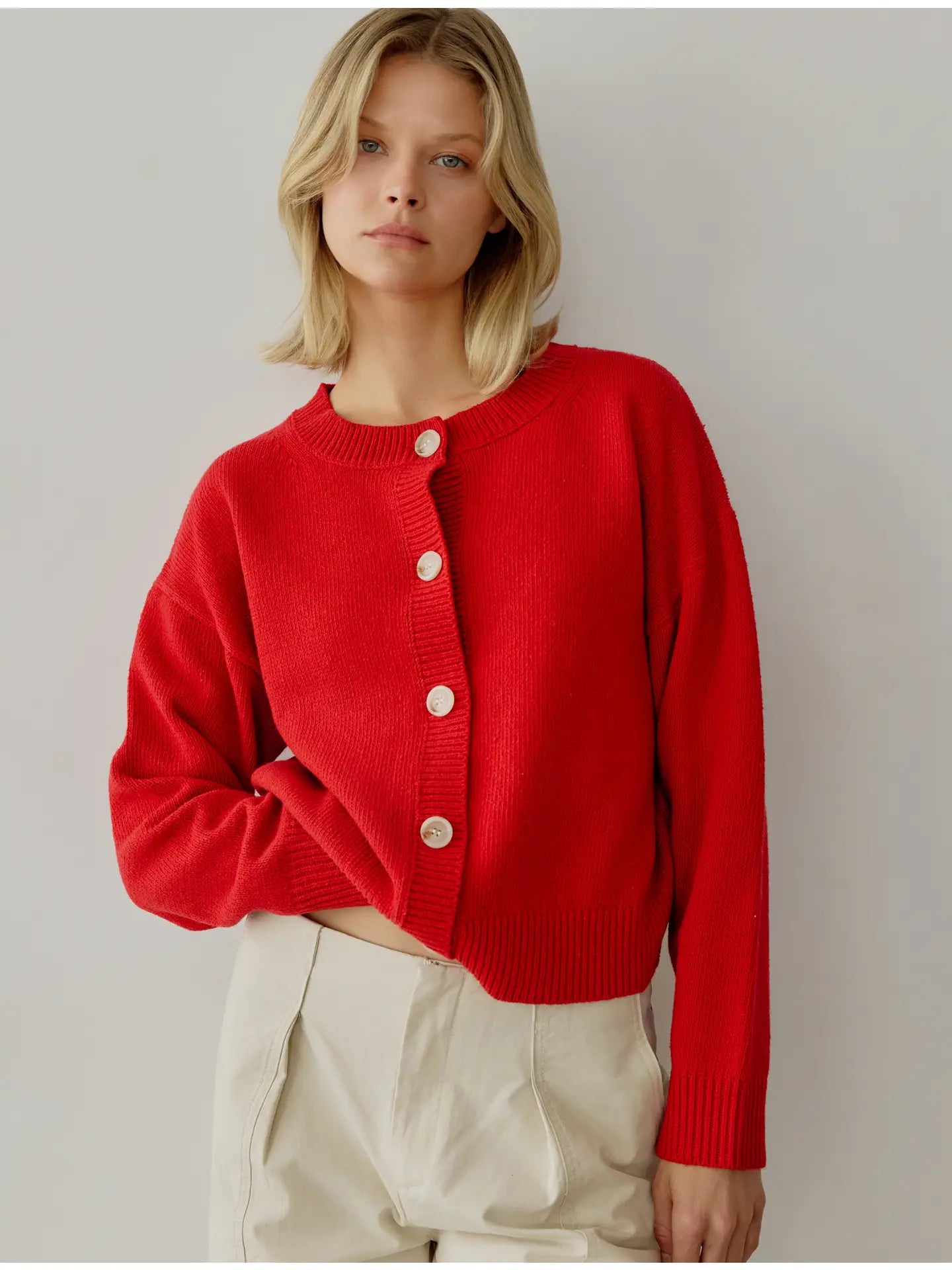 Lucy Cardigan | Red