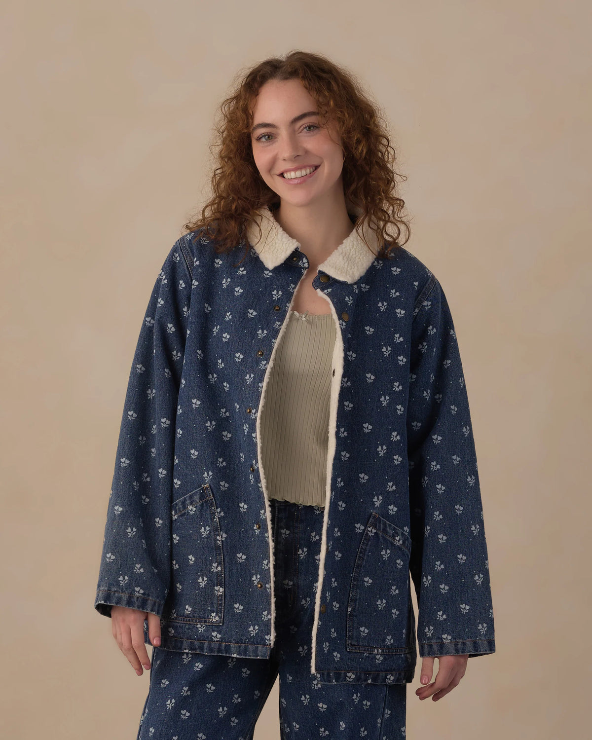 Rylee + Cru Chore Coat | Heart Ditsy