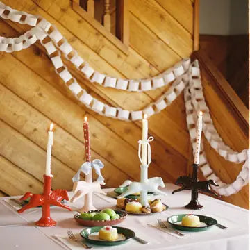 Dala Horse Ceramic Candlestick Holder