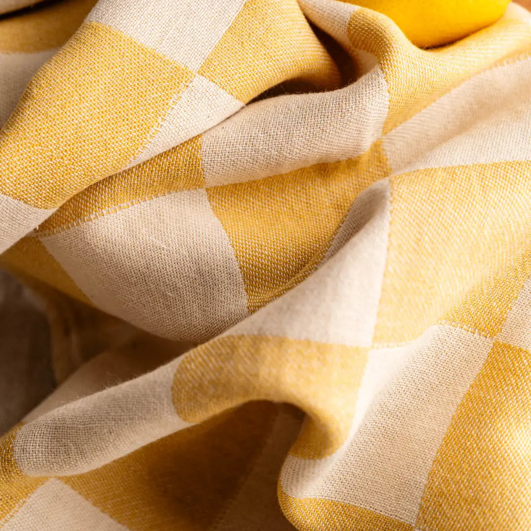 Hand-Stitched Kitchen Towel Set | Lemons