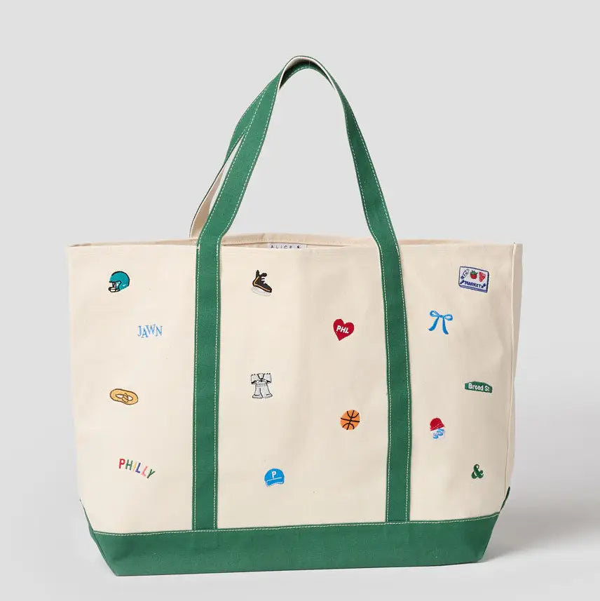 Philadelphia Icons Tote Bag | Large