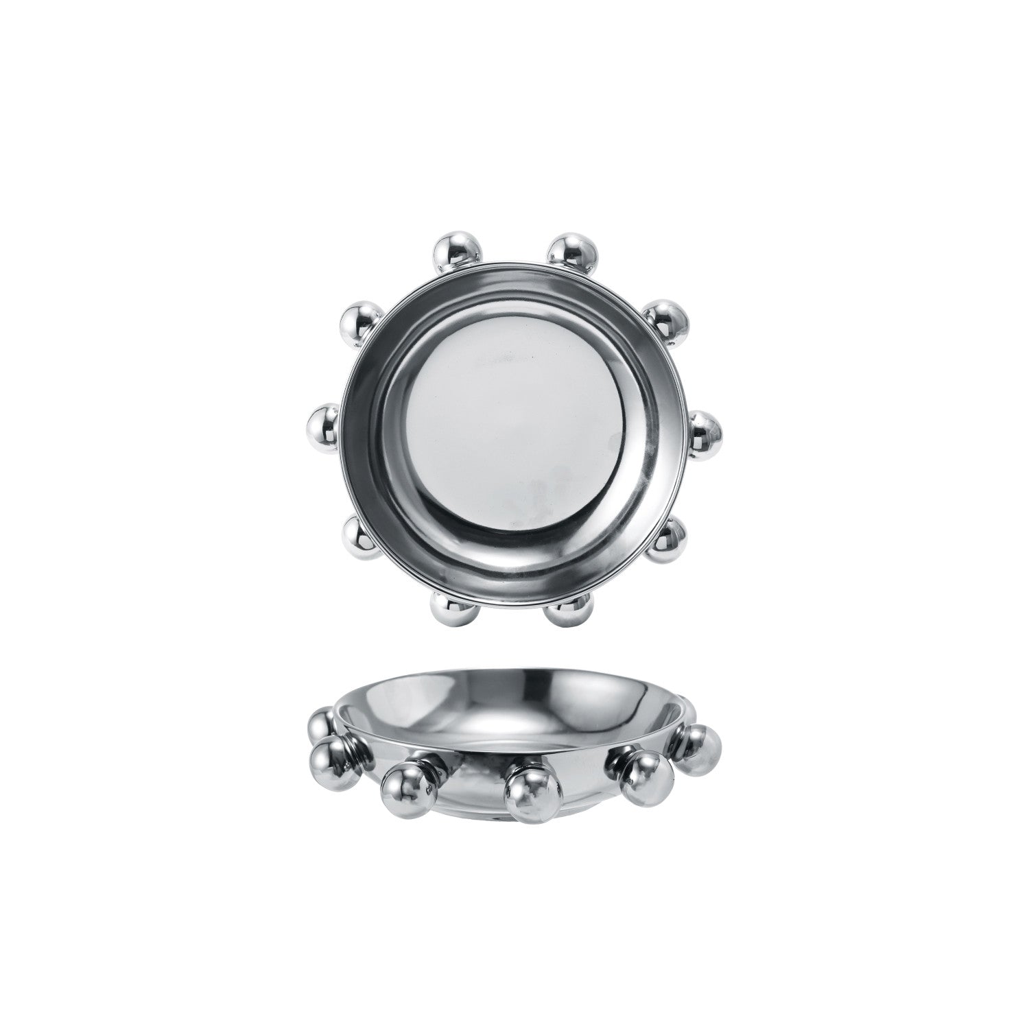 Stoneware Dish | Chrome
