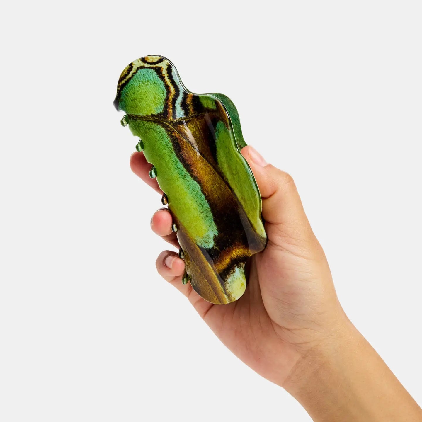Chunks Nimbus Claw Clip | Malachite Butterfly
