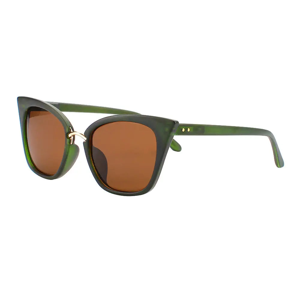 Maya Sunglasses | Matte Green