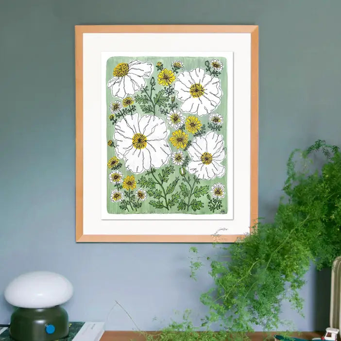 Kim Hoppe Art Print | Radiant Blooms