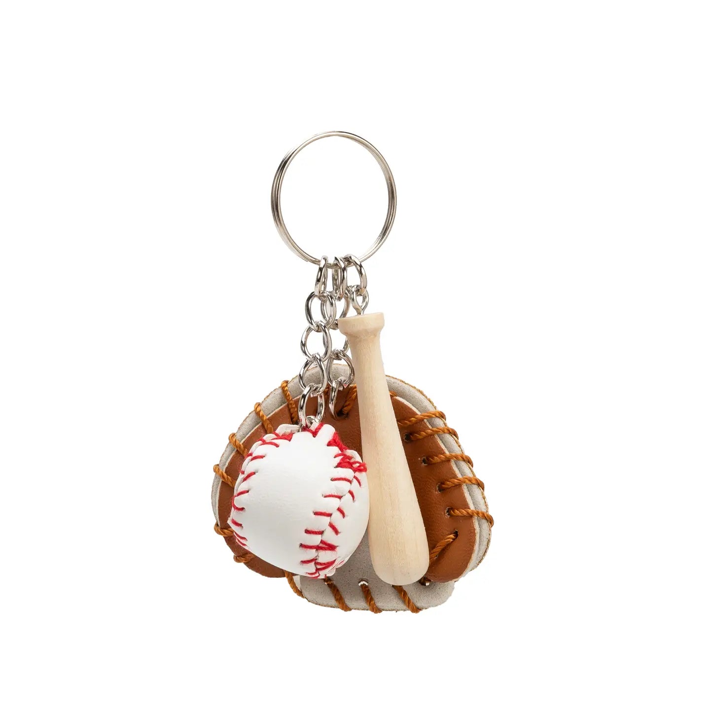 Baseball Vegan Key Chain