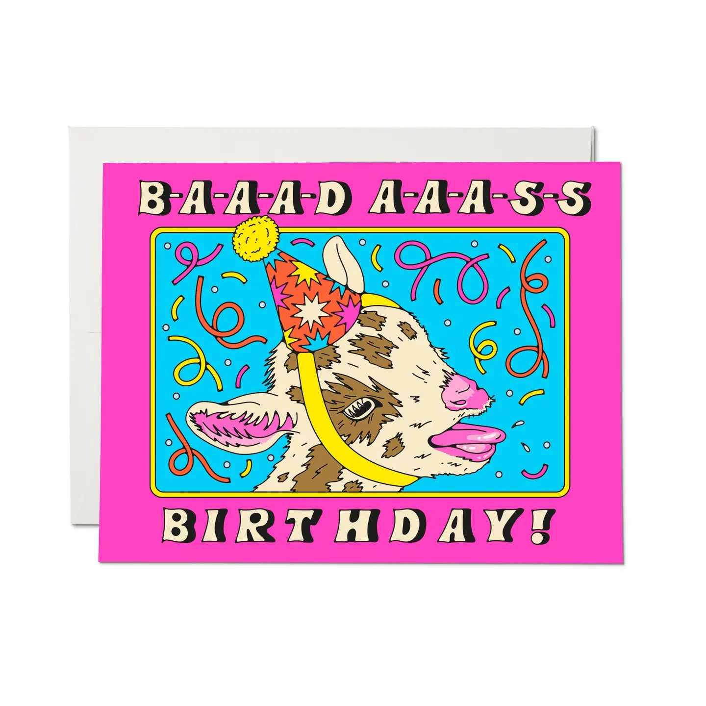 Baaadass Birthday Goat Card