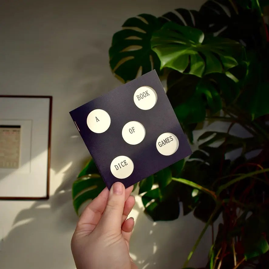 Risograph Printed Zine | "A Book Of Dice Games"