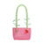 Melie Blanco Flor Pink Beaded Shoulder Bag