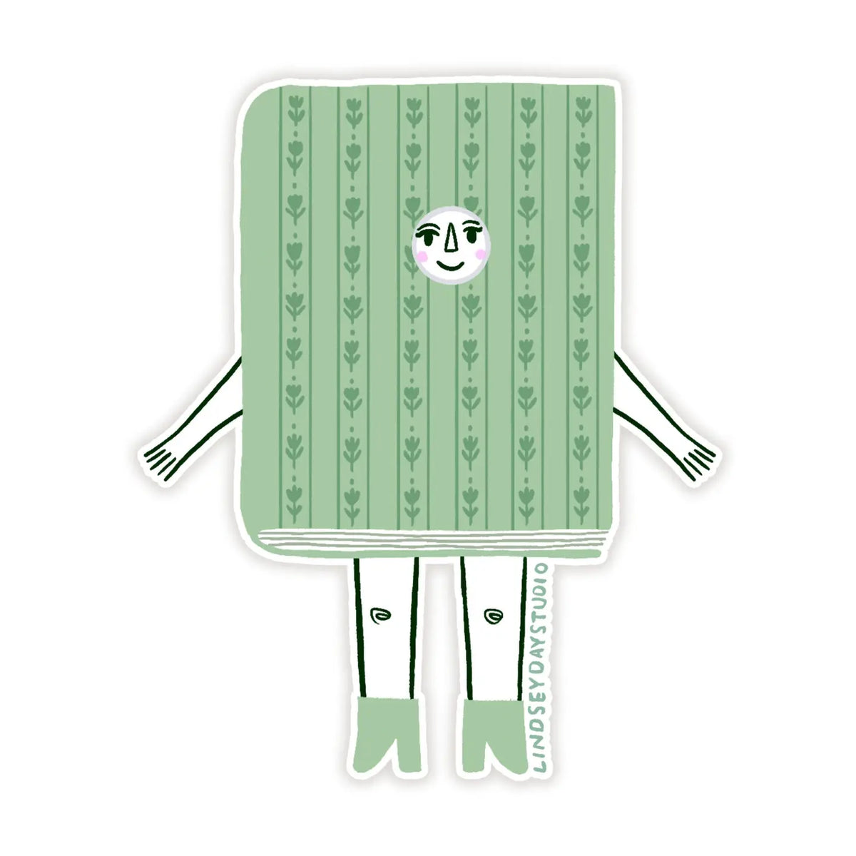 Sage Book Friend Sticker