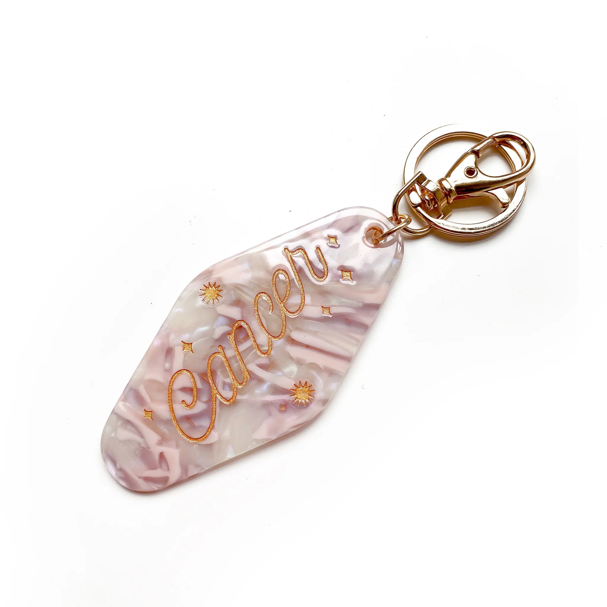 Cancer Zodiac Motel Keychain