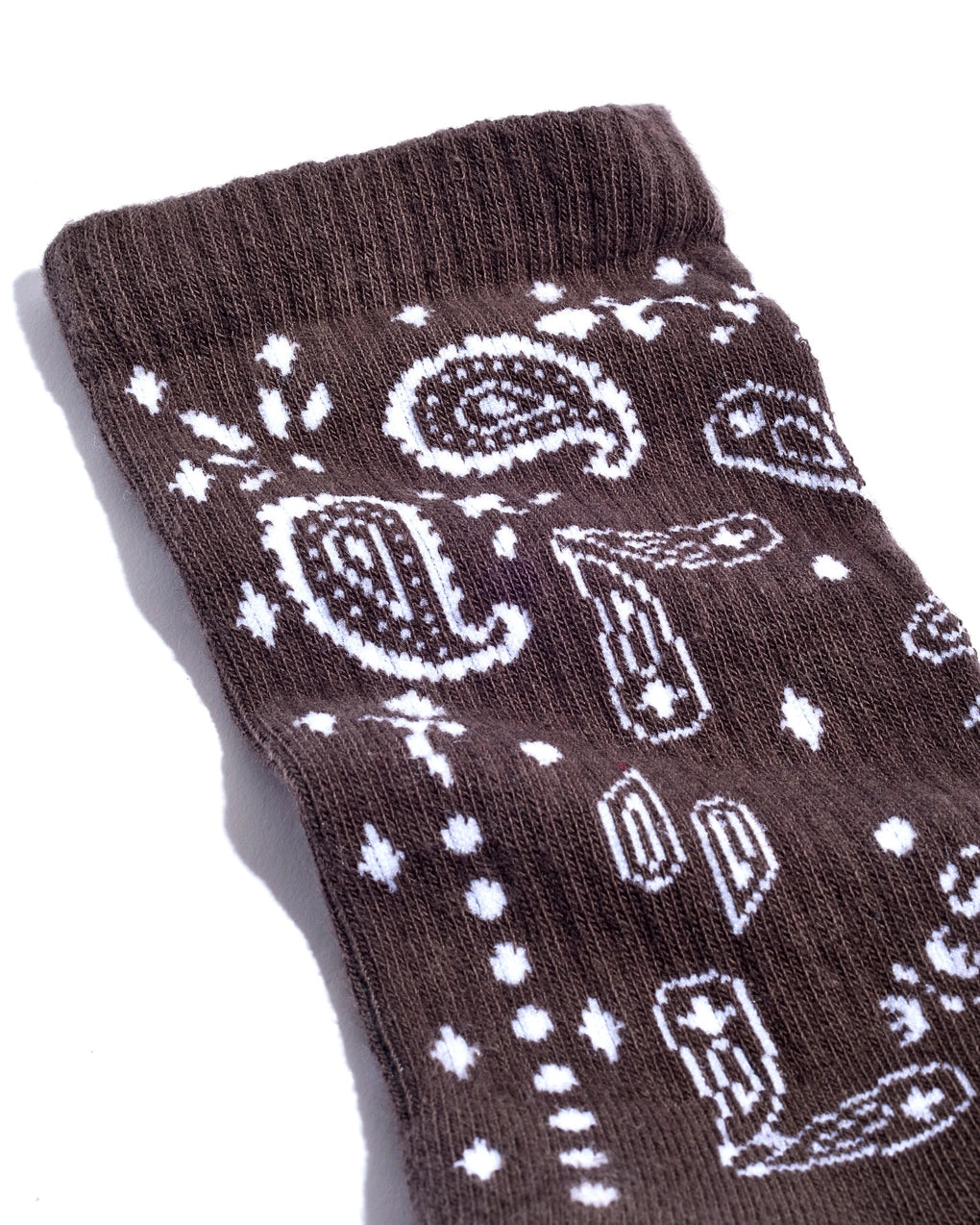 Double Soul Bandana Socks | Dark Brown