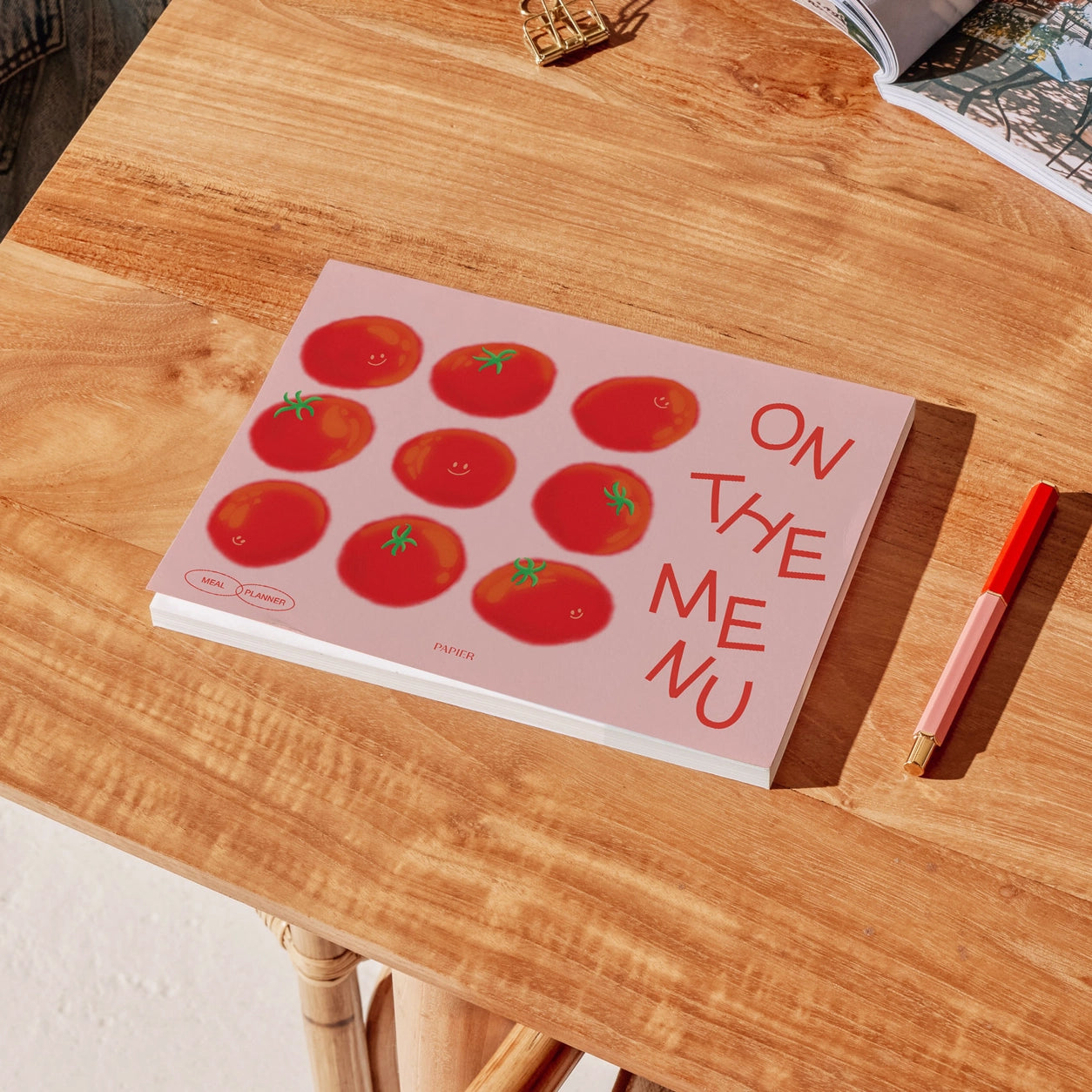 On The Menu Weekly Meal Planner + Grocery List | Tomatoes
