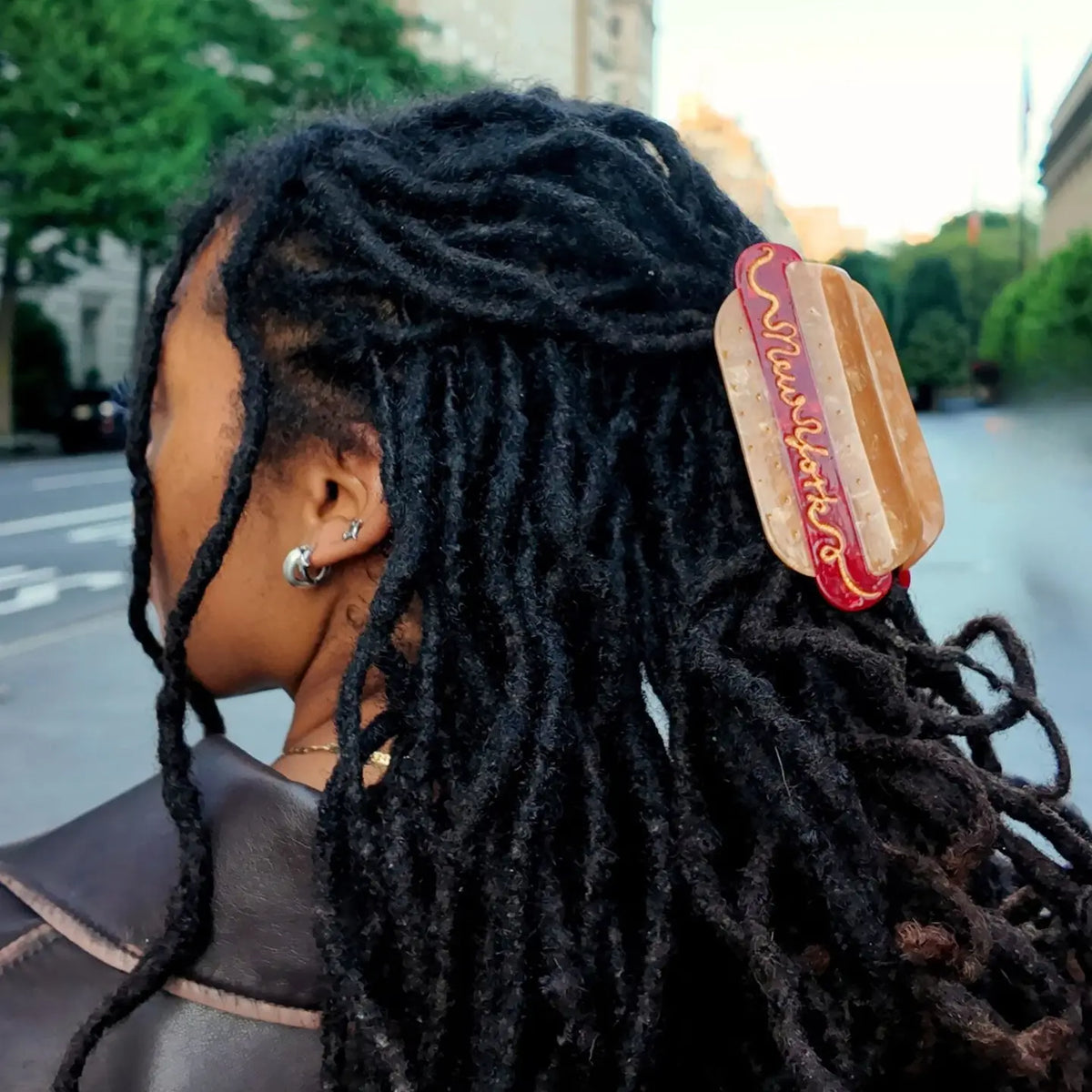 New York Hot Dog Hair Clip